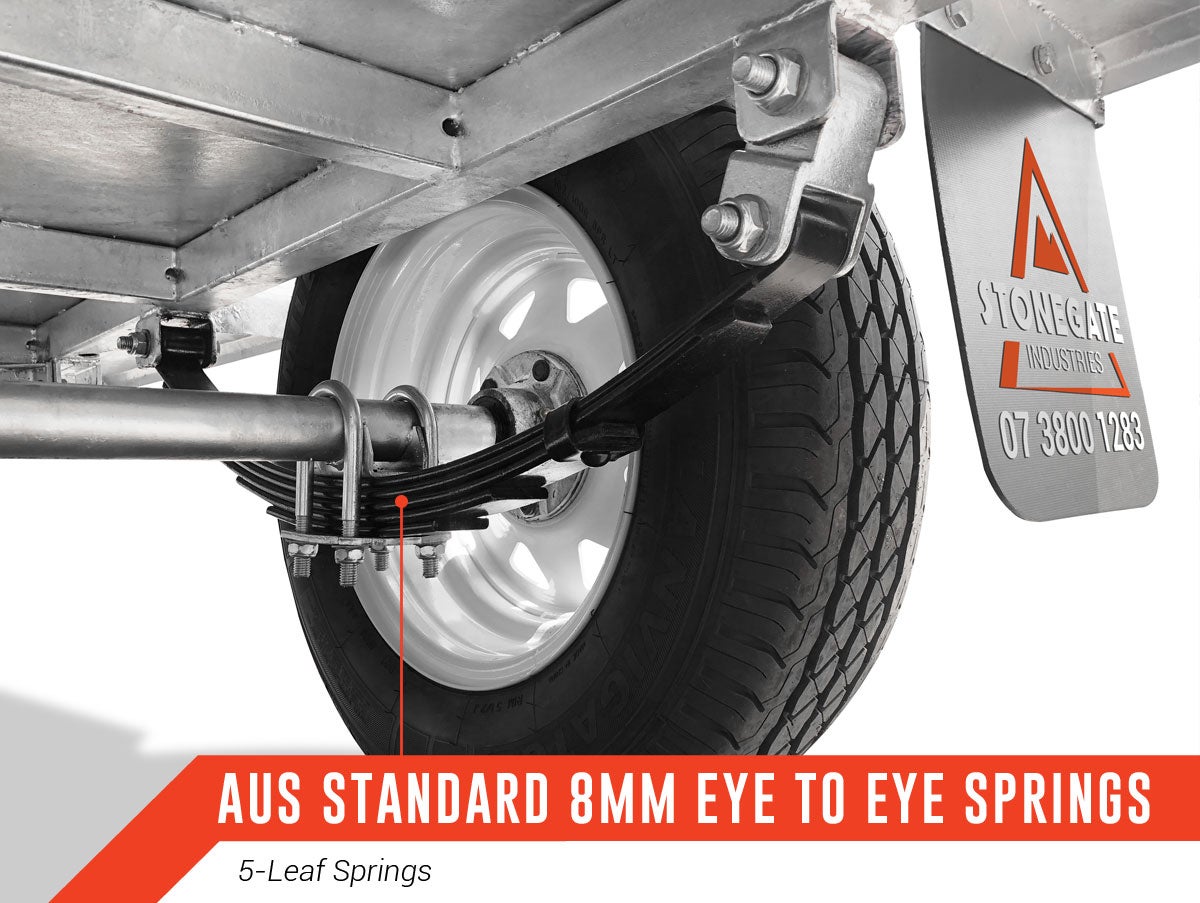 6x4 Box Trailer 750Kg with 600mm cage,Spare Wheel and 12 Months Rego